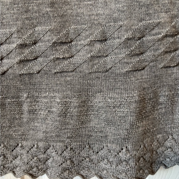 Dr. Haider Petkov Made in Vienna Fine Merino Wool Grey Pencil Midi Skirt - Picture 4 of 9